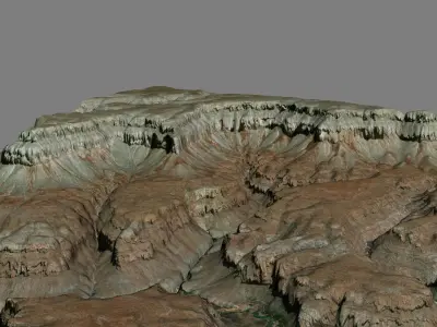 Havasu Falls 3D model