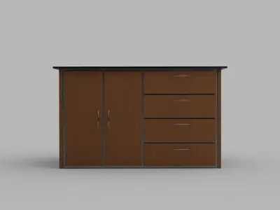 kitchen service platform 3D model