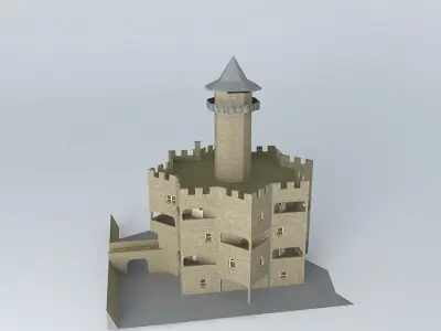 Twisted Tower Free 3D model