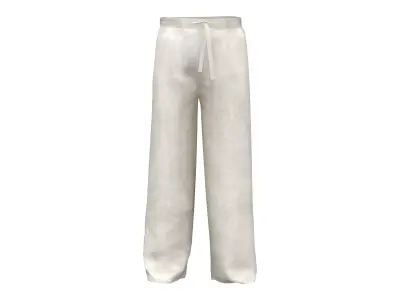 Mens Summer - Beach Pants Low-poly 3D model