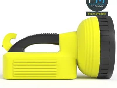High power torch 3D model