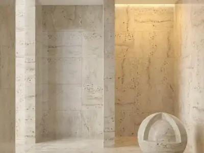 Marble wall 136 3D model