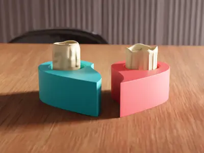 Heart Shape Tea Light Holder - 283 3D print model