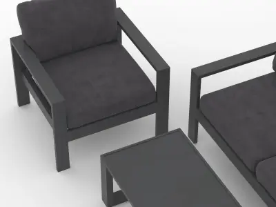 Modern Style Outdoor Furniture 3D model