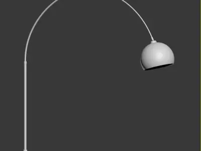 Bow Large Floor Lamp 3D model