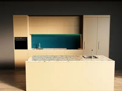 77-Kitchen5 matte 7 3D model