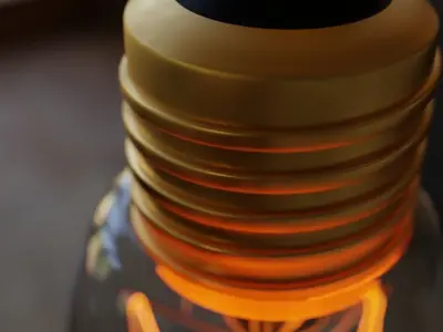 Incandescent Light Bulb 60W 3D model