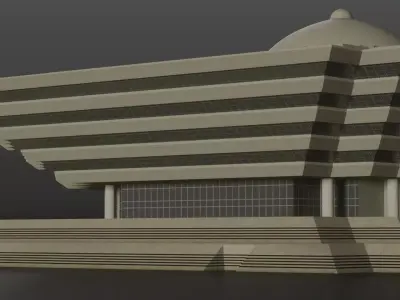 Ministry of Interior - Riyadh Saudi arabia  3D model