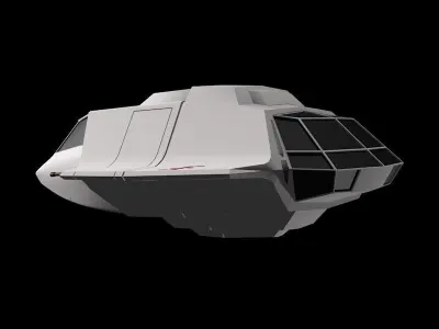 SKYFIGHTER V spaceship 3D print model