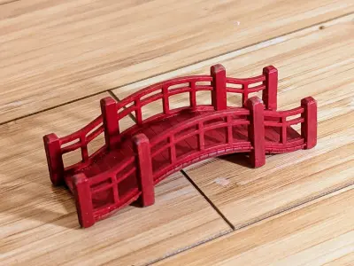 Wooden Bridge Free 3D print model