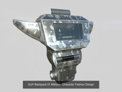 08 SciFi Backpack Collection - Character Fashion Design