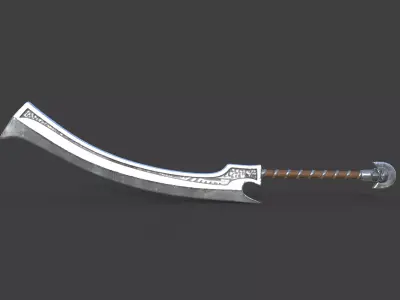 Egypt Sword Low-poly 3D model