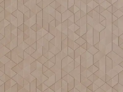 Light Modern Triangle Inlay Wood Parquet PBR Seamless Texture