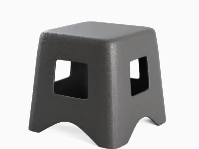Plastic Stool 01 3D model