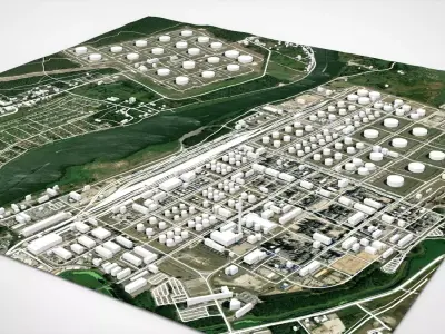 Rudniki district Gdansk Poland 3D model