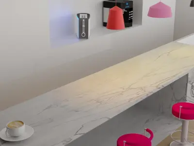 Modern Kitchen Design 3D model