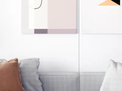 decorative Nordic painting 3D model