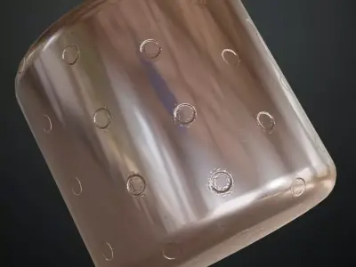 Simple Silver Corrugated Metal Grill PBR Seamless Texture