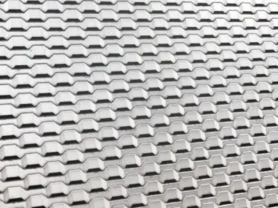 Dirty Silver Metal Grill Transparent PBR Seamless Texture purchase