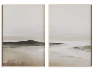 Abstract Painting Frame set 3D model