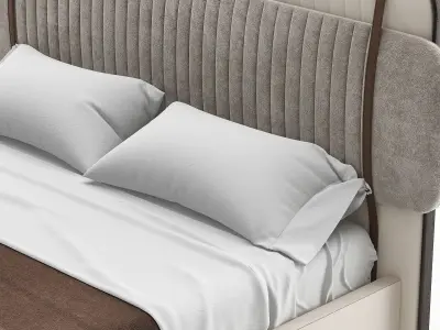 BED SCOTT Low-poly 3D model