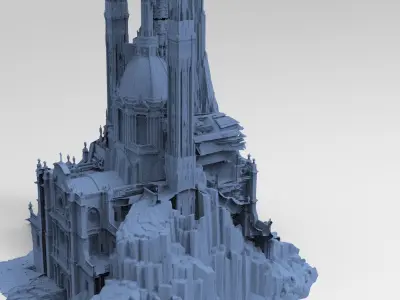 Hutt Gangster Palace 1 Gangster facility 3D model