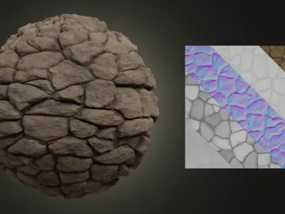 Realistic PBR Stone Textures Seamless 4K  Texture