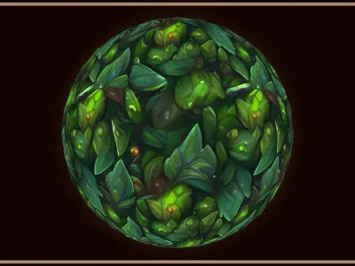 Grass Magic Forest Floor 10 TEXTURES Hand-painted --- PACK 4 --- Texture