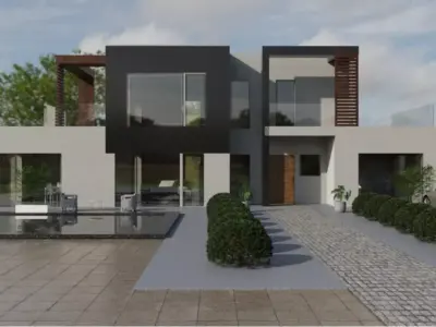 3D Model of Modern Villa 3D model
