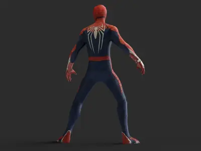 Spider Man 3d Model Scan  Low-poly 3D model