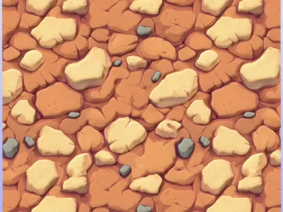 Stylized Ground Seamless Texture Texture 11