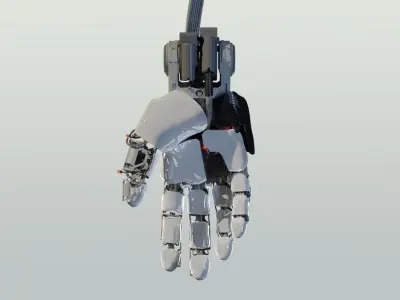 hand mechanical 03 3D model
