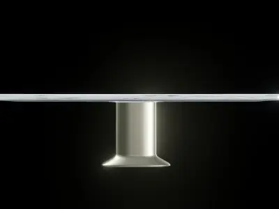 Futuristic Marble Table 3D model