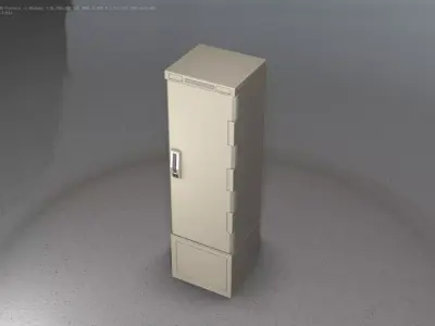 Distribution Box 7  Low-poly 3D model