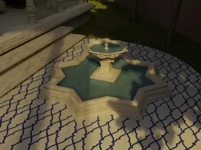 Fountain Morocco 3D model