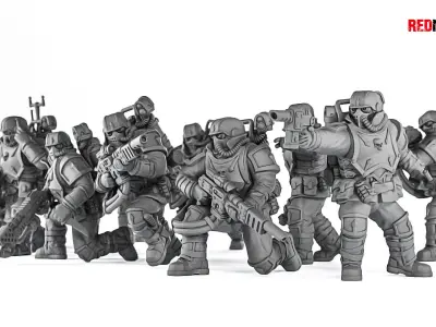 Special Forces - Elite squad of the Imperial Force 3D print model