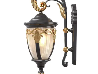 Fashion Outdoor Wall Lantern Waterproof 3D model