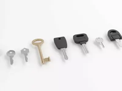 Key set 3D Model 3D model