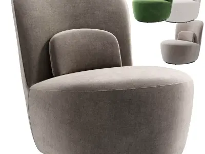 Armchair Twain light by dantonehome 3D model