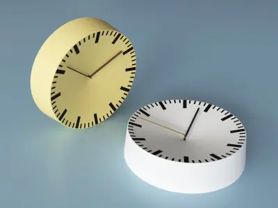 Analog Wall Clock 3D model