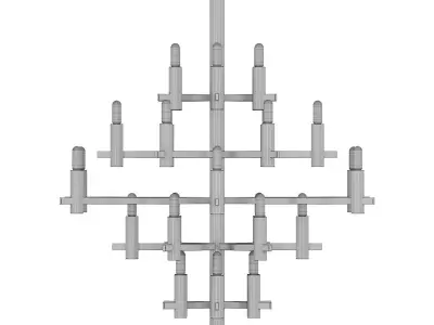 Sonnet Chandelier 3D model