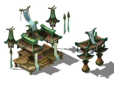 Metaphysics - Daoist - Taigonggong 3D model