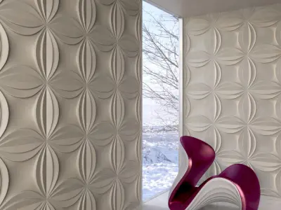 Archmodels vol 147 - decorative walls and furniture 3D model