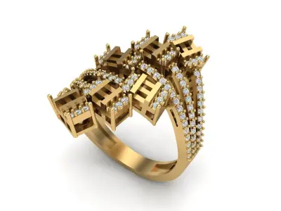 Jewelry ring 173 3D print model
