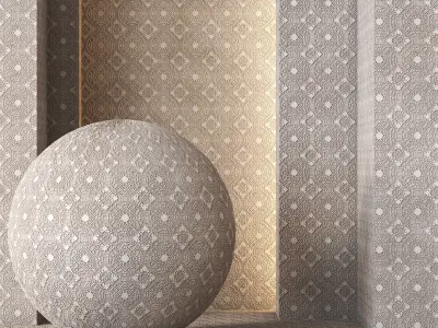 2 Vintage Decorative Plaster Wall Texture 4K - Seamless Texture