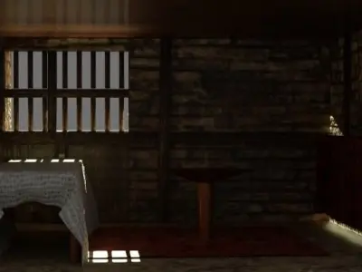 Medievel Period House Interior Free 3D print model