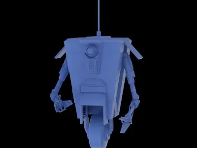 Claptrap star wars robot 3D model