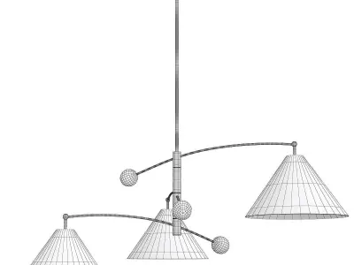 Mitzi Birdie Chandelier Low-poly 3D model