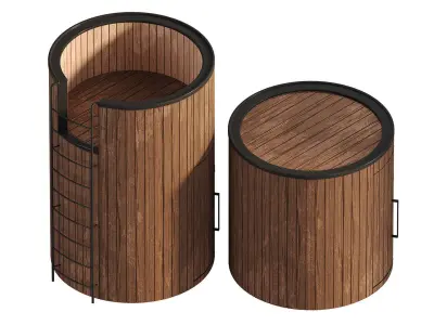 Lumi Pod Sauna 3D model