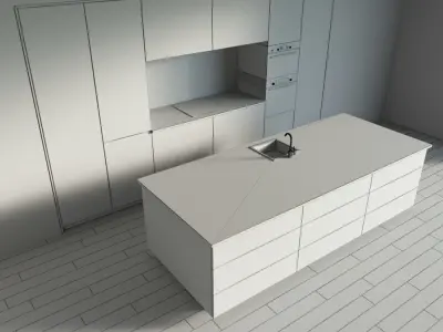 102-Kitchen6 matte 9 3D model
